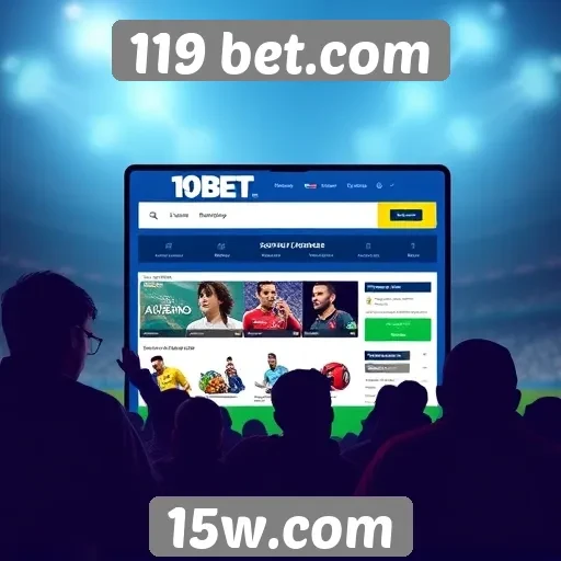 Experiência do usuário na navegação do 119 bet.com